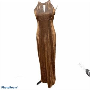 Alex Evenings Halter Neck Full length Gown